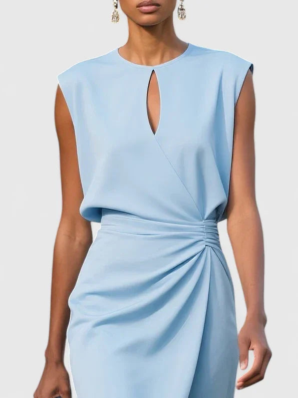 Elegant Dress Women Sleek Fit Versatile Formal Casual
