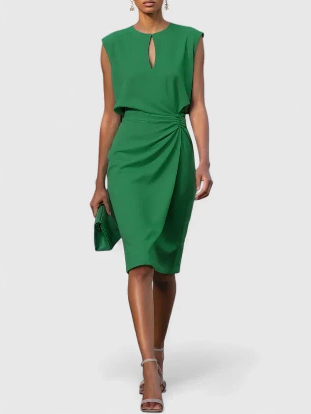 Elegant Dress Women Sleek Fit Versatile Formal Casual