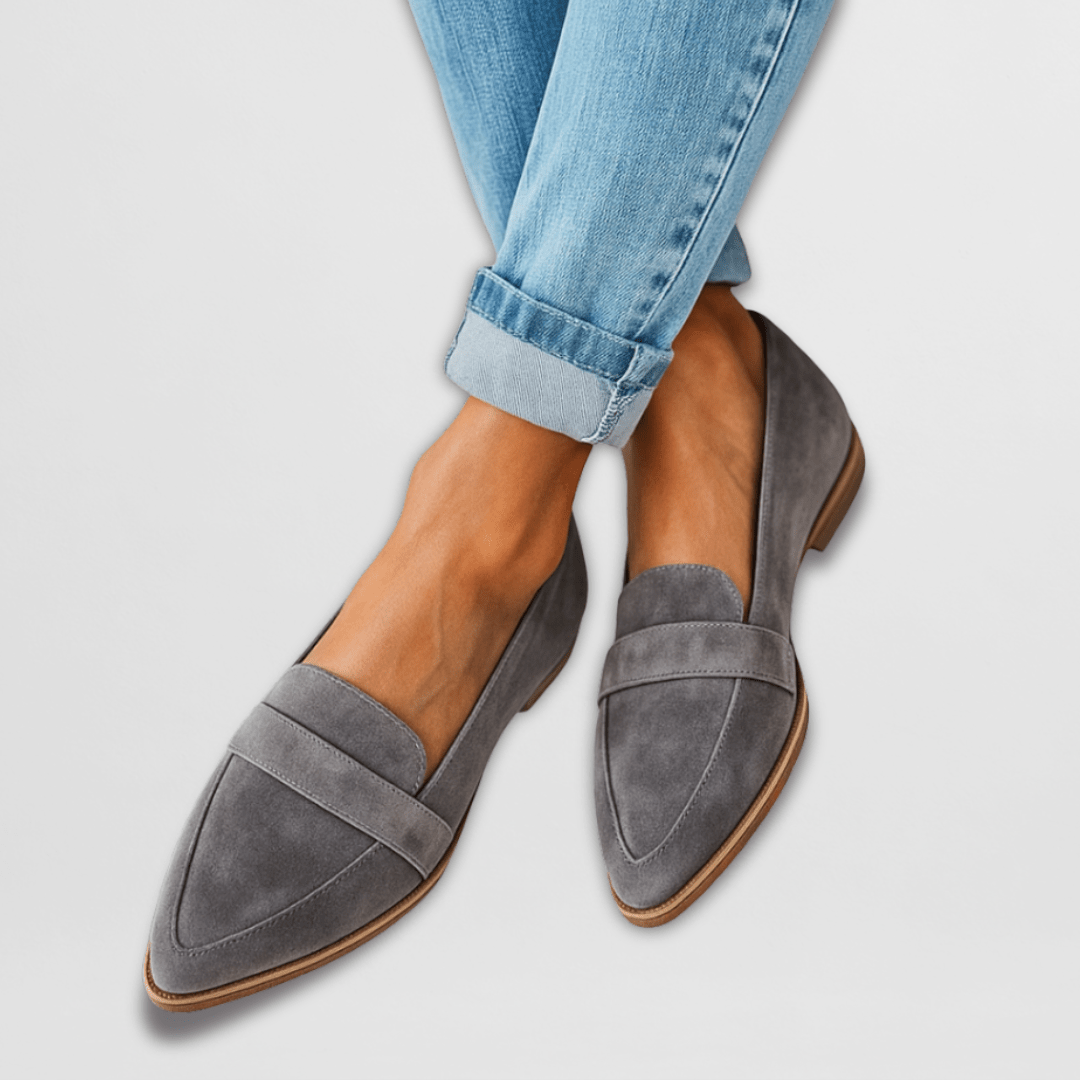 Helen Orthopedic Soft Suede Loafers