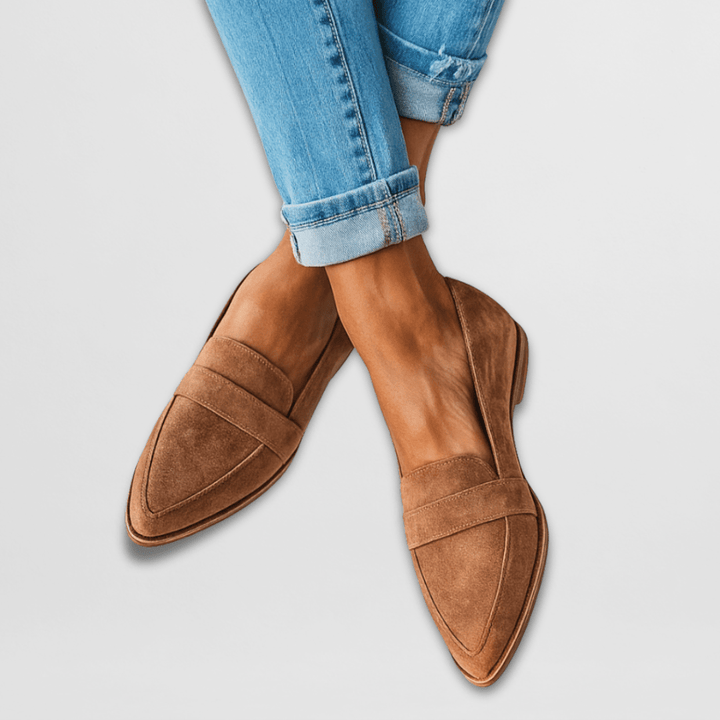 Helen Orthopedic Soft Suede Loafers