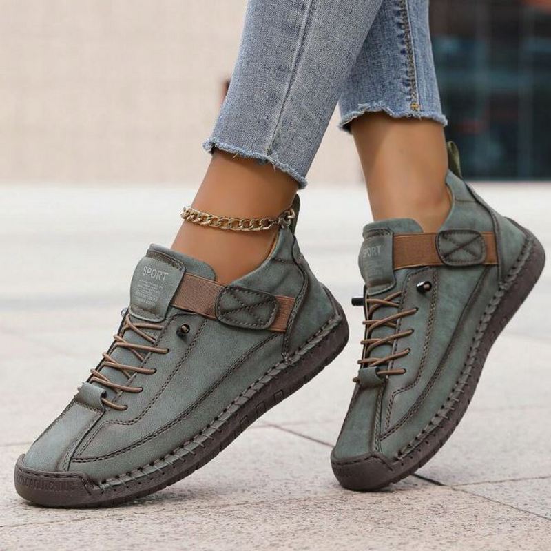 Orthopedic Sneakers Women Slip-On Velcro Lightweight Breathable