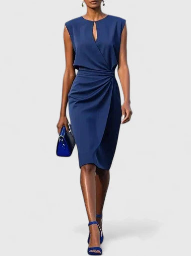 Elegant Dress Women Sleek Fit Versatile Formal Casual