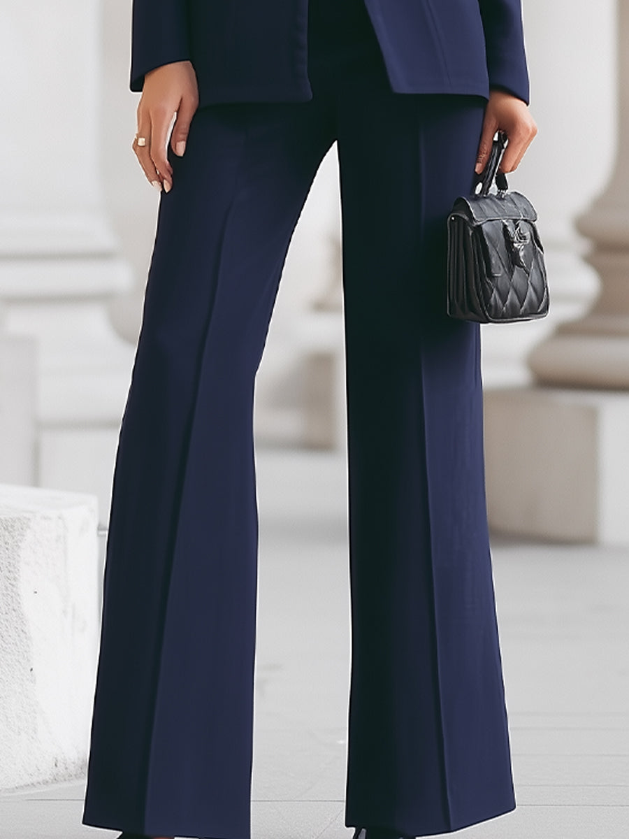 Blazer Trouser Suit Set Women Tailored Elegant