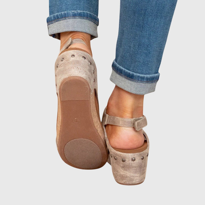 Orthopedic Wedge Sandals Women Adjustable Buckle Cushioned