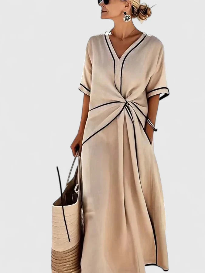 Striped Dress Women Vertical Stripe Lightweight Summer