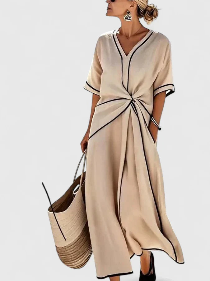 Striped Dress Women Vertical Stripe Lightweight Summer