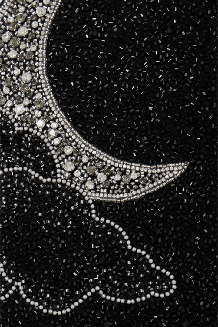 Beaded Crystal Mini Dress Women Strapless