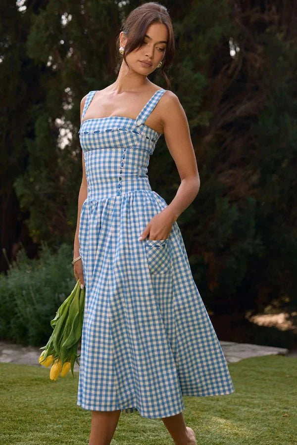 Pleated Maxi Dress Women White Georgette